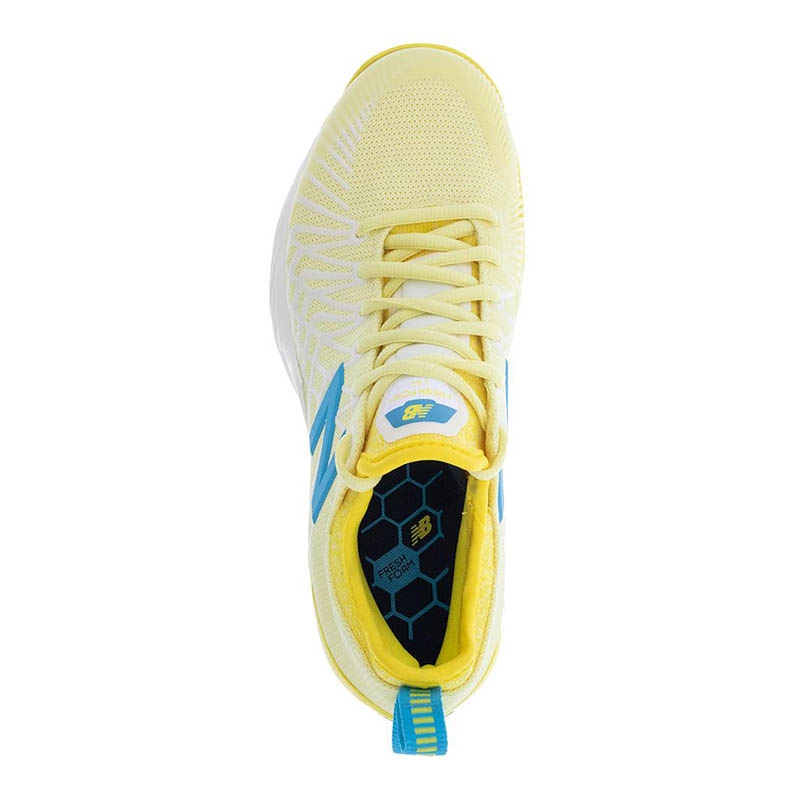 New Balance Fresh Foam LAV B Women's Tennis Shoe Yellow/blue