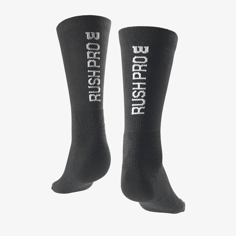 Wilson Rush Pro Crew Men's Tennis Socks Black