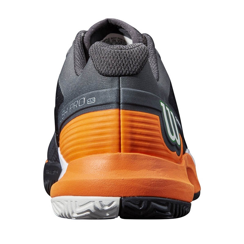 Wilson Rush Pro 3.5 Paris Men's Tennis Shoe Black/orange