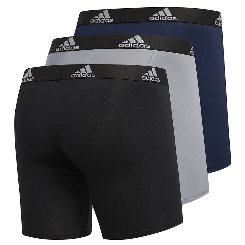 Adidas Performance 3 Pack Men's Boxer Brief Black/grey/navy