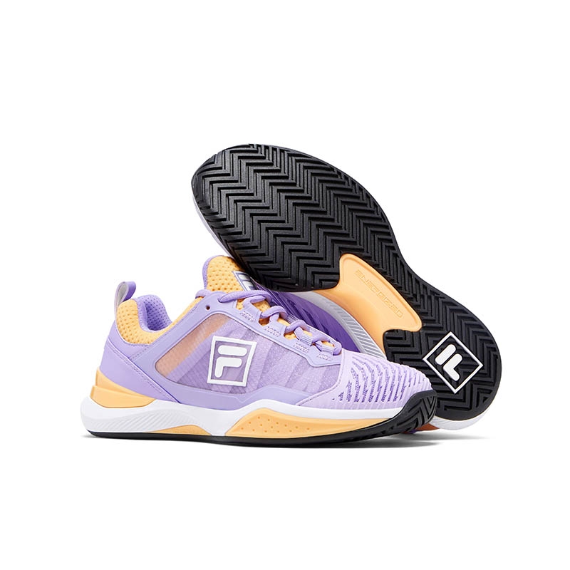 Fila Speedserve Energized Womens Tennis Shoe Purple/yellow
