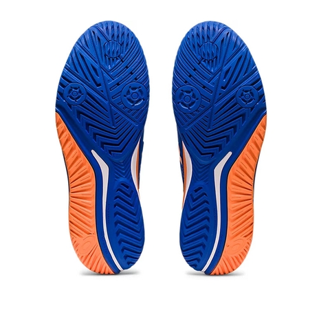 Asics Gel Resolution 9 Men's Tennis Shoe Blue/sunpeach