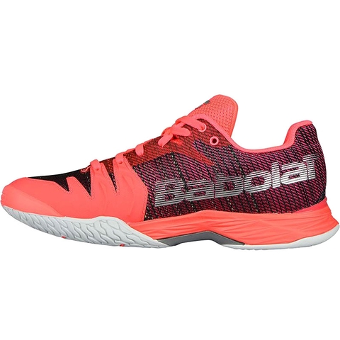 Babolat Jet Mach II Clay Women's Tennis Shoe Pink/silver