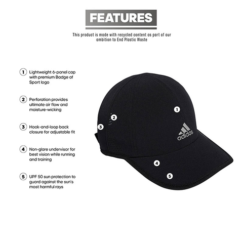 Adidas Superlite 2 Youth Hat Black/white