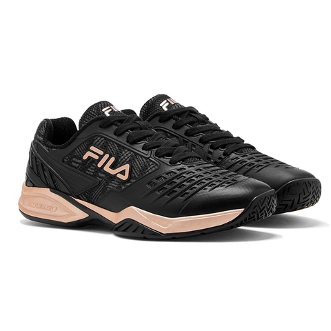 Fila Axilus 2 Energized Women's Tennis Shoe Black/rosegold