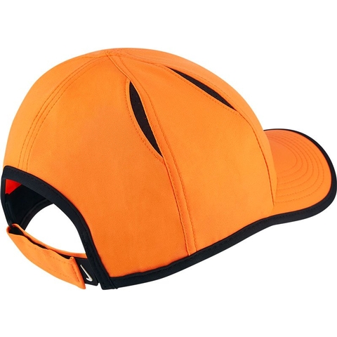 Nike Featherlight Youth Tennis Hat Orange/black