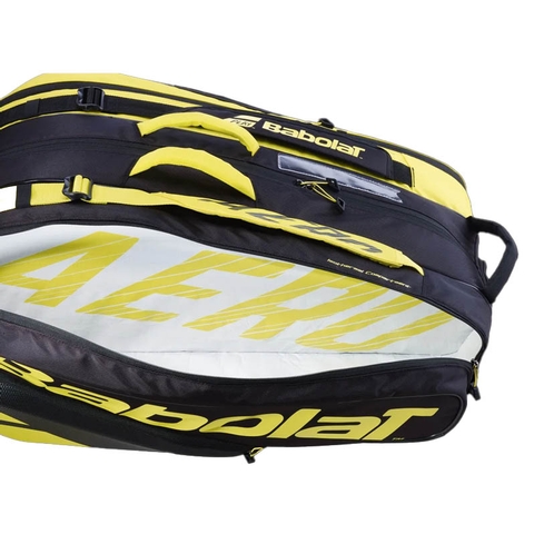 Babolat Pure Aero 12 Pack Tennis Bag Black/yellow