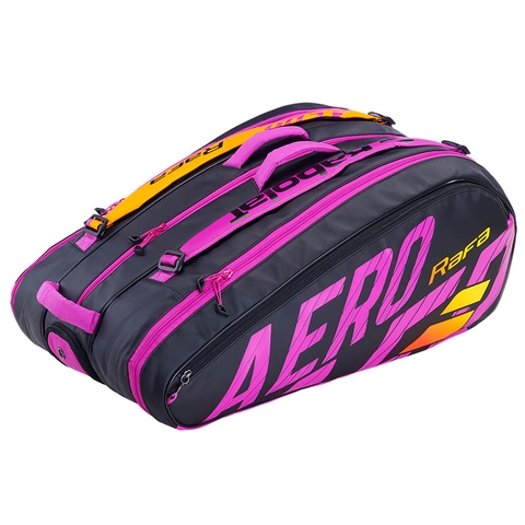 Babolat Pure Aero Rafa 12 Pack Tennis Bag Black/purple/orange