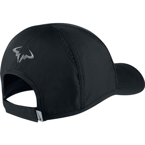 Nike Rafa Iridescent Featherlight Men's Tennis Hat Black/silver