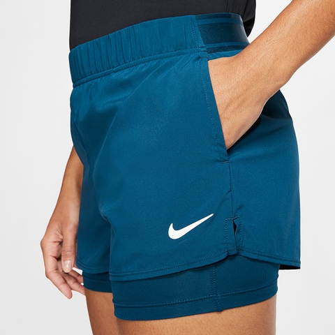 Nike Court Flex Women's Tennis Short Valerianblue/white