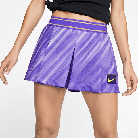 Nike Court Slam Women's Tennis Skirt Purple/black
