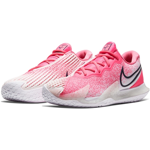 pink white tennis shoes