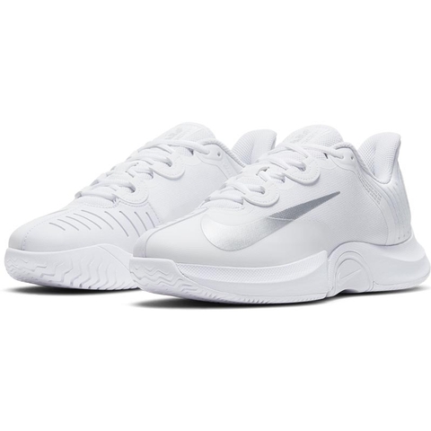 Nike Air Zoom GP Turbo Women's Tennis Shoe White/metallicsilver
