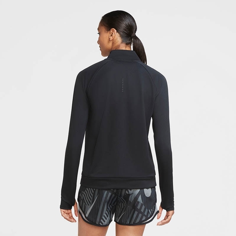 Nike Pacer Long Sleeve Women's Tennis Top Black