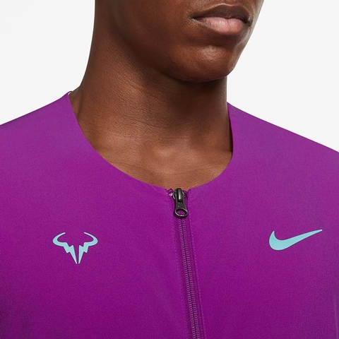 Nike Rafa Men's Tennis Jacket Redplum/washedteal