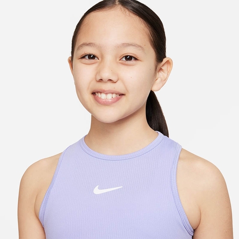 Nike Court Dri-Fit Victory Girls' Tennis Tank Purple/white