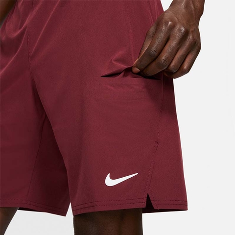 Nike Court Flex Advantage 9 Men's Tennis Short Darkbeetroot/white