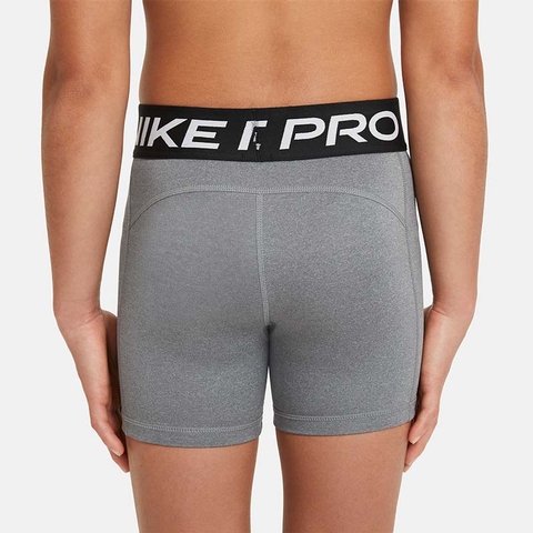 Nike Pro Girls' Short Carbonheather/white