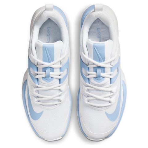 Tableta fusión Permanentemente Nike Vapor Lite HC Women's Tennis Shoe White/aluminum