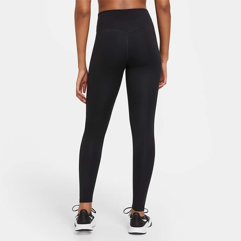 Nike Dri-FIT One Mid-Rise Women's Leggings Black/white