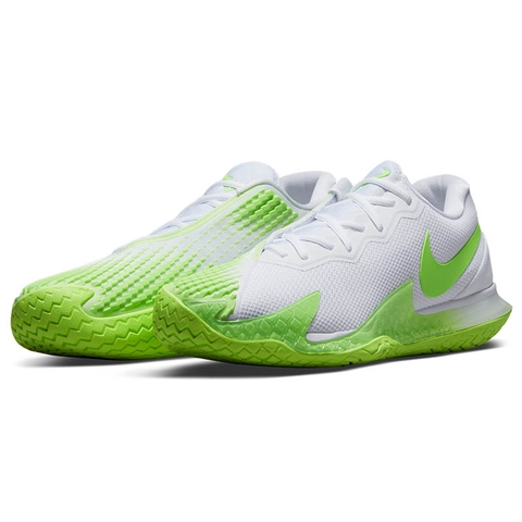 Nike Vapor Cage 4 Rafa Tennis Men's Shoe White/lime