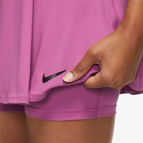 Nike Court Victory Flouncy Women's Tennis Skirt Fuchsia/black