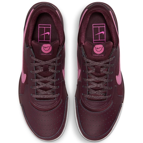Nike Court Zoom Lite 3 Premium Women's Tennis Shoe Burgundy/pink