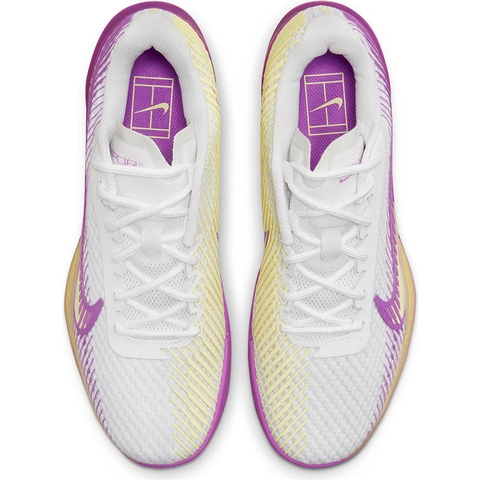 Nike Air Zoom Vapor 11 Tennis Women's Shoe White/citron/purple