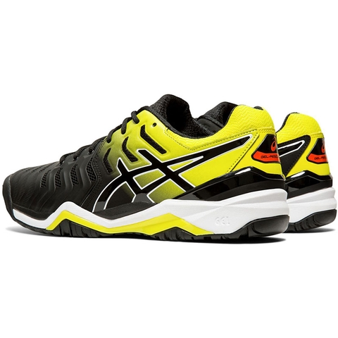 Asics Gel Resolution 7 Men's Tennis Shoe Black/yellow