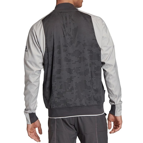 Adidas Prime Blue Men's Tennis Jacket Grey