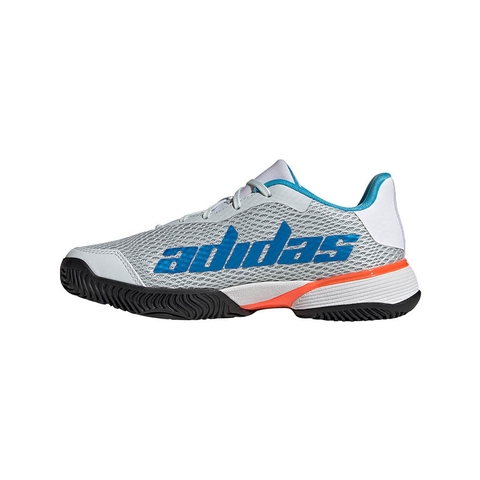 Adidas Barricade Junior Tennis Shoe Blue/red