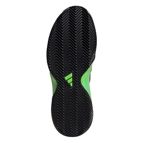 Adidas Barricade Clay Men's Tennis Shoe Black/green/yellow