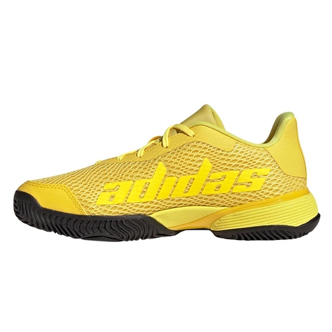 Adidas Barricade Junior Tennis Shoe Yellow/black