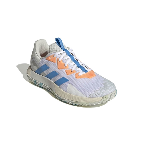 Adidas SoleMatch Control Men's Tennis Shoe White/blue