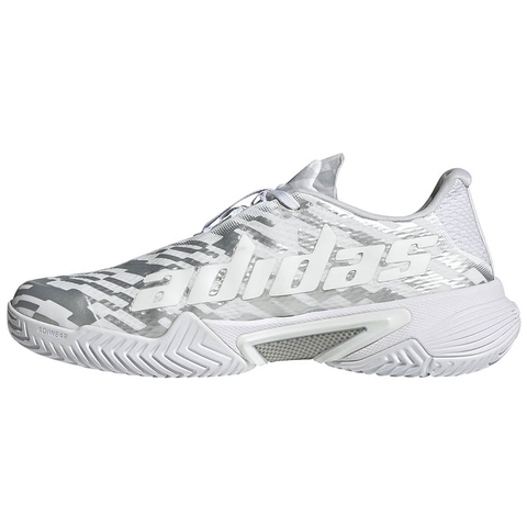 Adidas Barricade 12 Women's Tennis Shoe White/silver