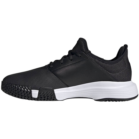 Adidas GameCourt Men's Tennis Shoe Black/silver