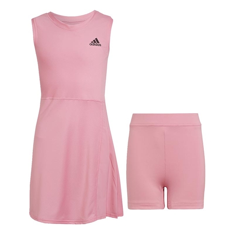 Adidas Pop Up Girls' Tennis Dress Pink