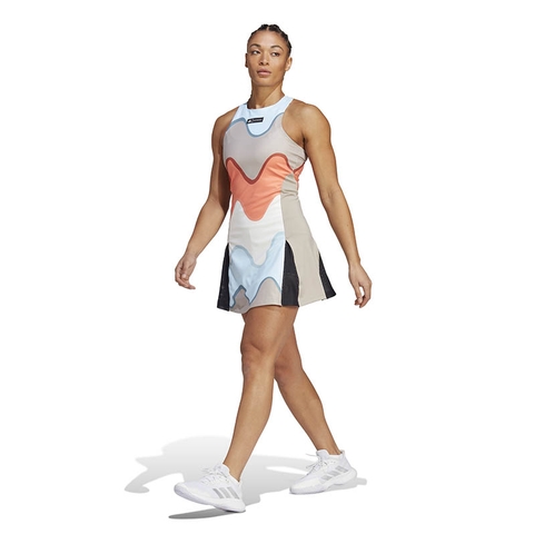 Adidas Premium Women's Tennis Dress Multicolor/coral