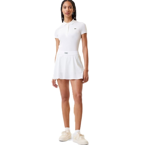 Lacoste Player On Court Women's Tennis Skirt White