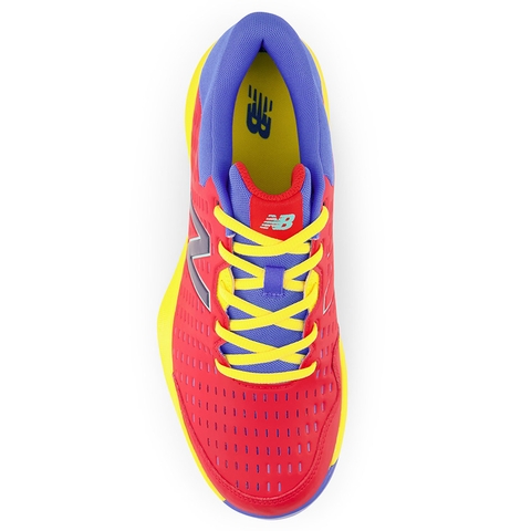 New Balance 696 v4 D Men's Tennis Shoe Red/yellow