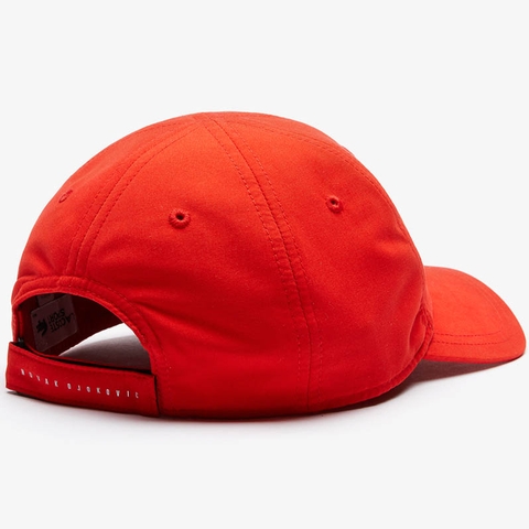 red lacoste hat