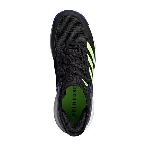 Adidas Ubersonic 4 k Junior Tennis Shoe Black/signalgreen