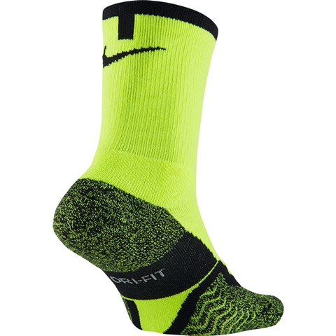 Nike Elite Crew Tennis Socks Volt/black