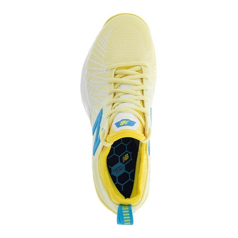 New Balance Fresh Foam LAV B Women's Tennis Shoe Yellow/blue