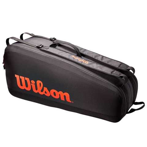 Wilson Tour 6 Pack Tennis Bag Black/red