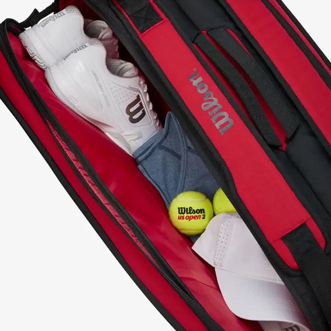 Wilson Super Tour Clash 9 Pack Tennis Bag Red