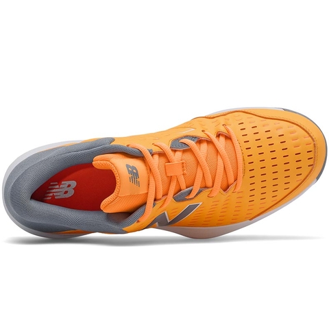 New Balance MC 696V4 D Men's Tennis Shoe Grey/orange